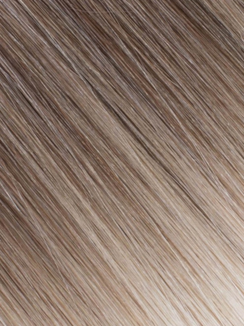 BELLAMI Tape-In 16piece Hair Extension -chocolate brown rooted Ash Blonde 15”